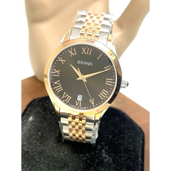 Balmain Women's Watch B43183152 Classic R Swiss Quartz Brown Dial Two Tone 34mm - Picture 1 of 13